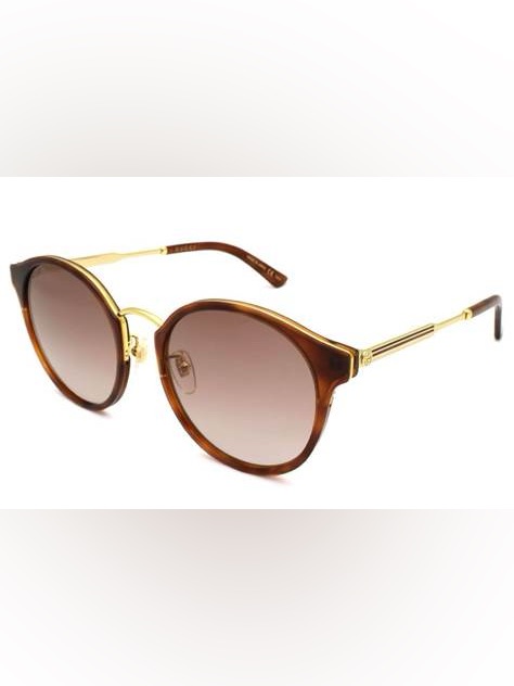 Euc Gucci Women's Sunglasses - Gg0850sk 004 Havana Brown